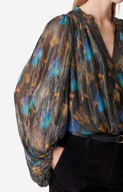Vanessa Bruno Blouse Bell En Viscose Mélangée