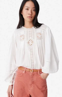 Vanessa Bruno Blouse Calin En Viscose et Coton