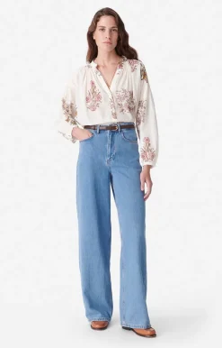 Vanessa Bruno Blouse Nipoa En 100% Coton