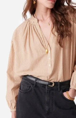 Vanessa Bruno Blouse Nipoa En 100% Coton