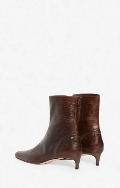 Vanessa Bruno Bottines Cuir Marron Daily Fabriqué En Italie