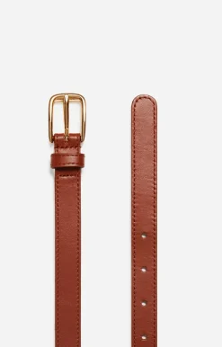 Vanessa Bruno Ceinture 20Mm En Cuir De Vachette