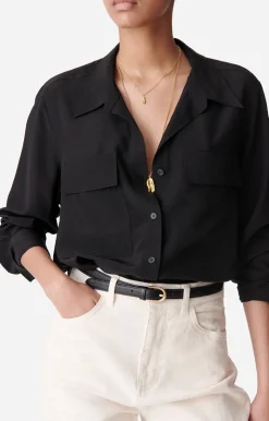 Vanessa Bruno Chemise Demo En 100% Soie