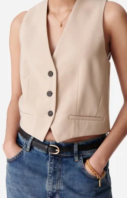 Vanessa Bruno Gilet De Costume Benson En Viscose Mélangée