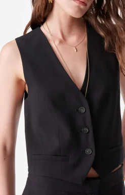 Vanessa Bruno Gilet De Costume Benson En Viscose Mélangée