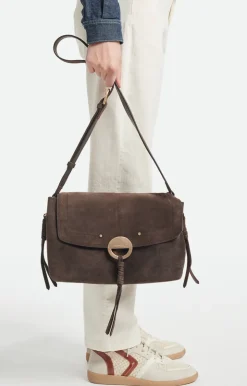 Vanessa Bruno Grand Sac Othilia En Suu00e8de En Cuir de Chu00e8vre Velours