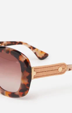 Vanessa Bruno Lunettes de Soleil Raphia Acétate et Raphia
