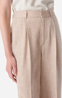 Vanessa Bruno Pantalon Cyrano En Coton Et Lin