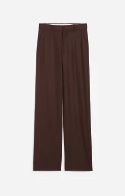 Vanessa Bruno Pantalon Dulce En Laine Mélangée