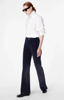 Vanessa Bruno Pantalon Flare Dompay En Velours Cu00f4telé