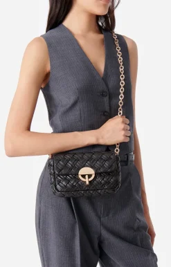 Vanessa Bruno Petit Sac Moon En Cuir Tressé Cuir D'agneau Tressé