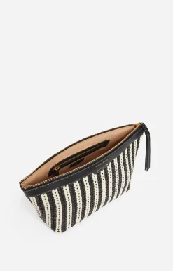 Vanessa Bruno Pochette Cuir Tressée En 100% Cuir D'Agneau