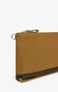 Vanessa Bruno Pochette Zippée En Lin & Sequins