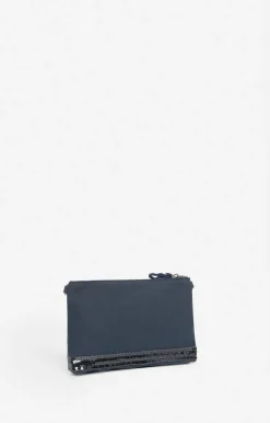 Vanessa Bruno Pochette Zippée En Toile & Sequins